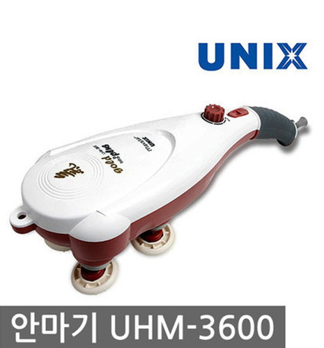 [유닉스] 전기마사지기 UHM-3600 핸드안마기 어깨안마기 허리안마기 등안마기 발바닥안마기 종아리안마기 마사지