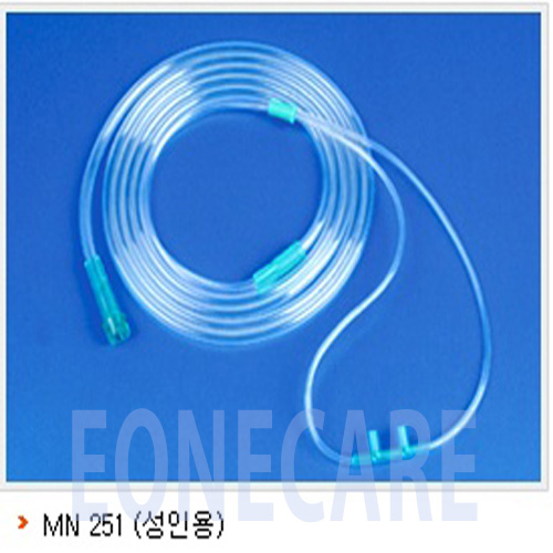 성인용 모우 코산소주입관 MN251 그린색 Nasal Catheter 산소공급 환자용산소 (20개이상 주문가능)
