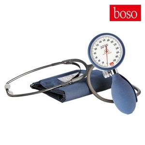 [boso] BS90 청진기일체형혈압계 (188x113x65mm 60mmØ) 혈압측정기 병원용혈압계 다용도혈압계 아네로이드혈압계