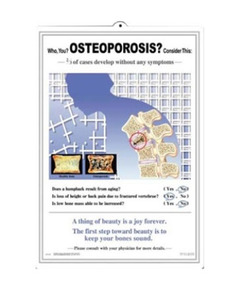 3D해부도(벽걸이) / APL-001/골다공증(Osteoporosis)/ 54cm ⅹ 74cm