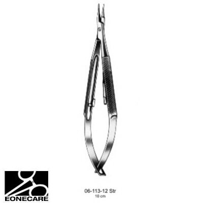 [NS] 트러트만안과지침기 06-113-12 Troutmann Barraquer Micro Needle Holder Stright