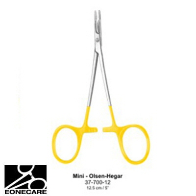[NS] 올센지침기/가위 37-700-12 Mini Olsen Hegar Needle Holder With Suture Scissors TC