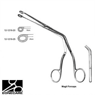 [NS] 마길카테타겸자 12-1219-25 Magill Endotracheal Catheter Introducing Forceps Adult Size