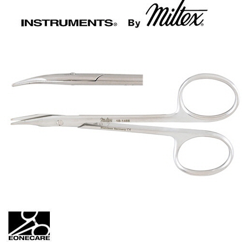 [Miltex]밀텍스 STEVENS Tenotomy Scissors #18-1466 4-1/8&quot;(10.5cm),curved,blunt tipsshort blades