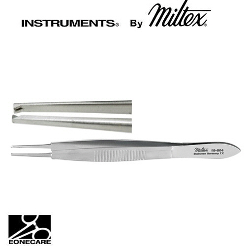 [Miltex]밀텍스 STEVENS Iris Forceps #18-804 4&quot;(10.2cm),1mm straight