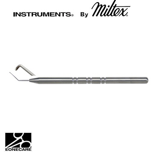 [Miltex]밀텍스 SINSKEY Lens Manipulating Hook #18-466 4-1/2&quot;(11.4cm),amgled0.20mm diameter blunt tip