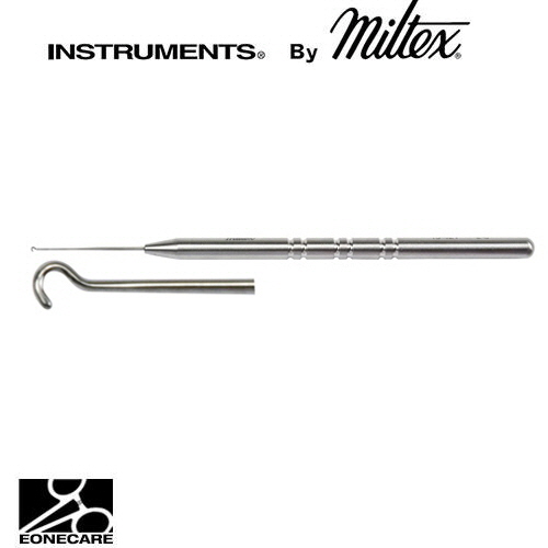 [Miltex]밀텍스 SHEPARD Iris Hook #18-421 4-3/4&quot;(12.1cm),blunt1.0mm wide tip