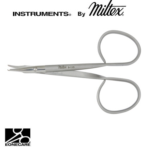 [Miltex]밀텍스 REEH Stitch Scissors #9-115 3-3/4&quot;(9.5cm)ribbon type,sharp tips with extra delicate hook at the end of one blade