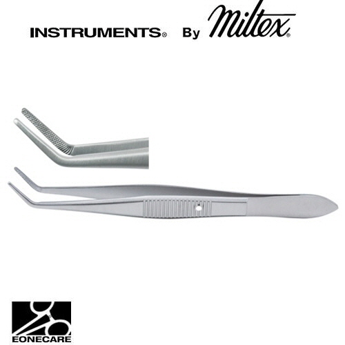[Miltex]밀텍스 NUGENT Utility Forceps #18-958 angled cross serrated jaws,1.2mm4-1/4&quot;(10.8cm)