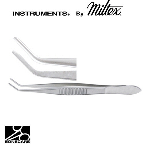 [Miltex]밀텍스 NUGENT Utility Forceps #18-956 angled smooth jaws,1.2mm4-1/4&quot;(10.8cm)