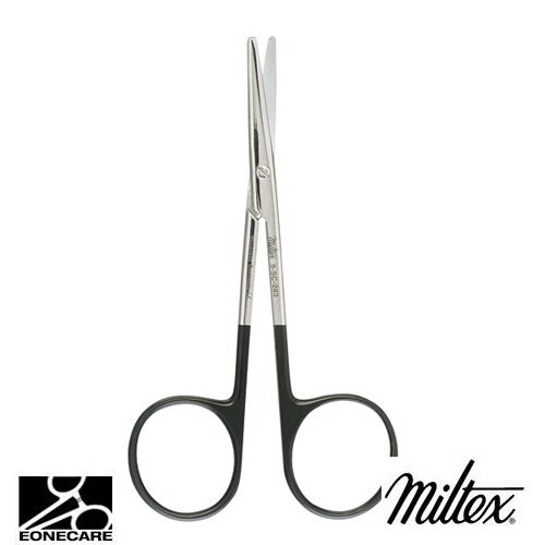 [Miltex]밀텍스 METZENBAUM Scissors,SuperCut #5-SC-283 4-1/2&quot;(11.4cm),straightdelicate,one micro fine serrated blade