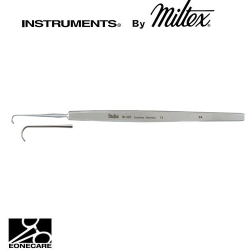 [Miltex]밀텍스 WIENER Corneal Hook #18-420 5&quot;&quot;(12.7cm),blunt