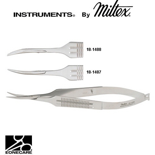 [Miltex]밀텍스 WESTCOTT Tenotomy Scissors #18-1488 5-1/4&quot;(13.3cm),leftwide handles,curved,blunt tips