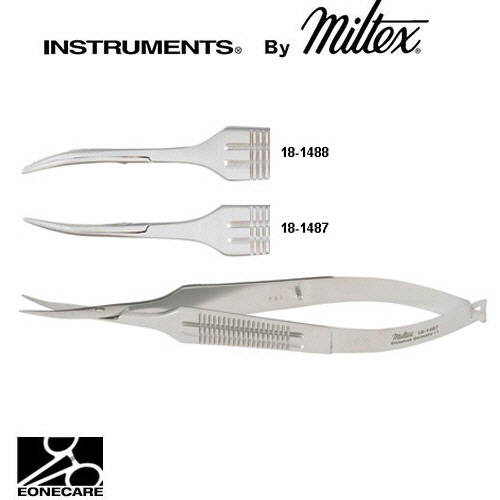 [Miltex]밀텍스 WESTCOTT Tenotomy Scissors #18-1487 5-1/4&quot;(13.3cm),rightwide handles,curved,blunt tips