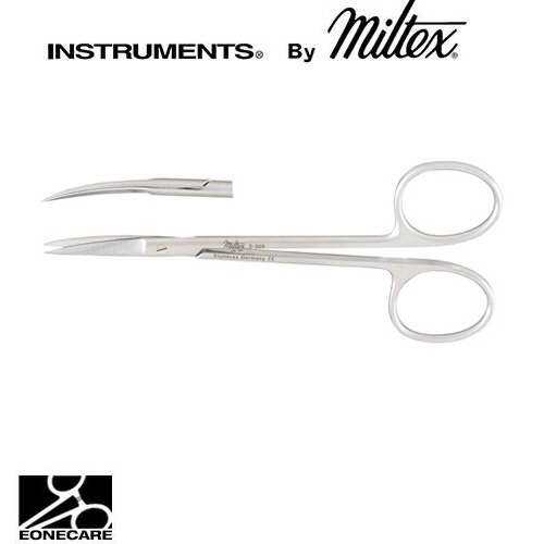 [Miltex]밀텍스 Iris Scissors #5-306 4-1/2&quot;(11.4cm),curved