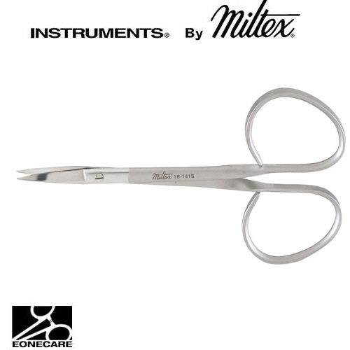 [Miltex]밀텍스 Iris Scissors #18-1415 4&quot;(10.2cm),straightribbon type,standard pattern,sharp tips
