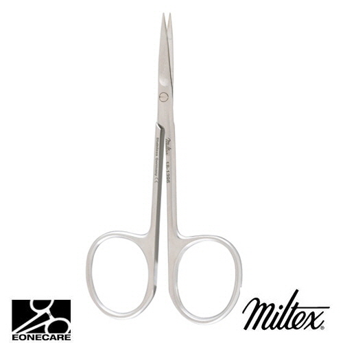 [Miltex]밀텍스 Iris Scissors #18-1396 3-1/2&quot;(8.9cm),straightdelicate,with 20mm blades,sharp tips