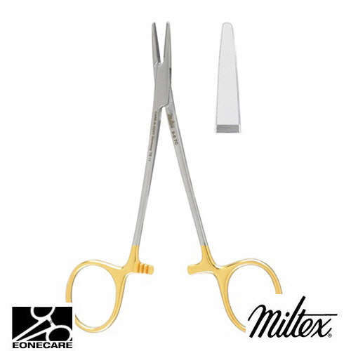 [Miltex]밀텍스 WEBSTER Needle Holder,Tungsten Carbide #8-6TC 5-1/4&quot;(13.3cm)delicate smooth jaws,straight