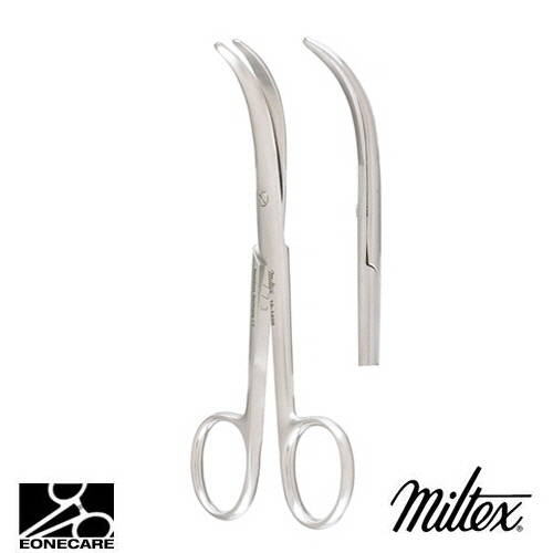 [Miltex]밀텍스 ENUCLEATION Scissors #18-1498 5&quot;(12.7cm),full curverounded blades,blunt tips