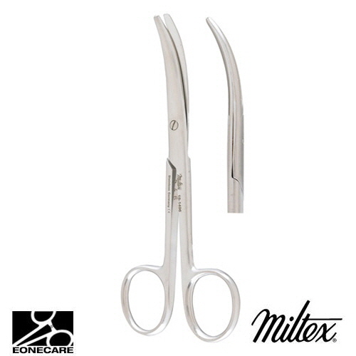 [Miltex]밀텍스 ENUCLEATION Scissors #18-1496 5&quot;(12.7cm),medium curverounded blades,blunt tips