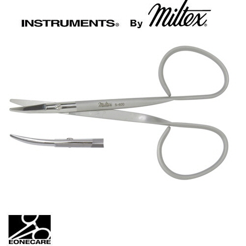 [Miltex]밀텍스 Utility Scissors #5-400 4&quot;(10.2cm),curvedribbon type,blunt tips