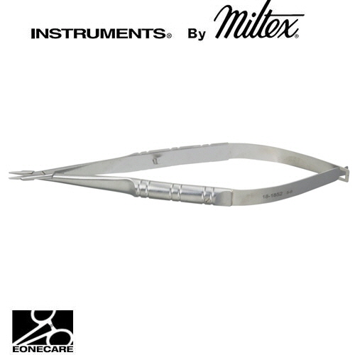 [Miltex]밀텍스 BARRAQUER Needle Holder #18-1852 5-1/2&quot;(14cm),straight,with lockdelicate smooth jaws