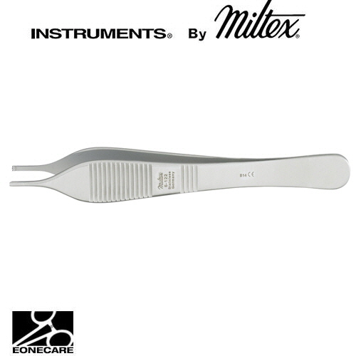 [Miltex]밀텍스 ADSON Tissue Forceps 티슈포셉 #6-122 4-3/4&quot;(12.1cm)2 x 3 teeth,delicate
