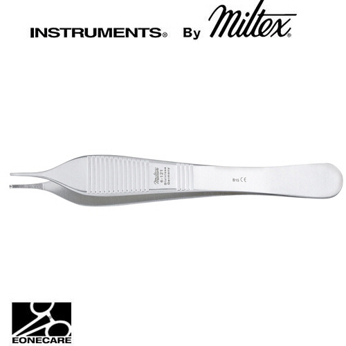 [Miltex]밀텍스 ADSON Tissue Forceps 티슈포셉 #6-121 4-3/4&quot;(12.1cm),straight1 x 2 teeth,cross serrated tips,delicate