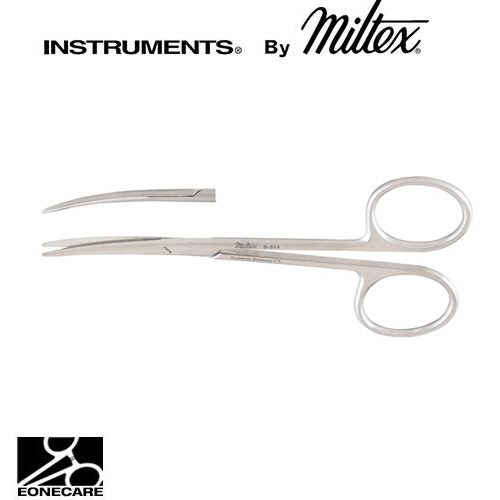 [Miltex]밀텍스 STRABISMUS Scissors #5-314 4&quot;(10.2cm),curvedrounded blades,blunt tips