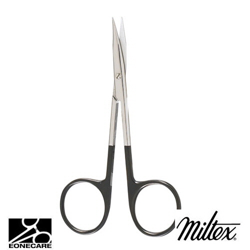 [Miltex]밀텍스 STEVENS Tenotomy Scissors,superCut #18-SC-1474 4-1/2&quot;(11.4cm),curved,sharp tipslong blades,one micro fine serrated blade