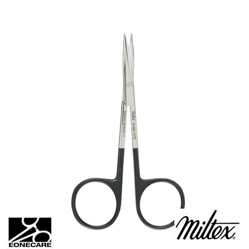 [Miltex]밀텍스 STEVENS Tenotomy Scissors,superCut #18-SC-1472 4-1/2&quot;(11.4cm),straight,blunt tipslong blades,one micro fine serrated blade