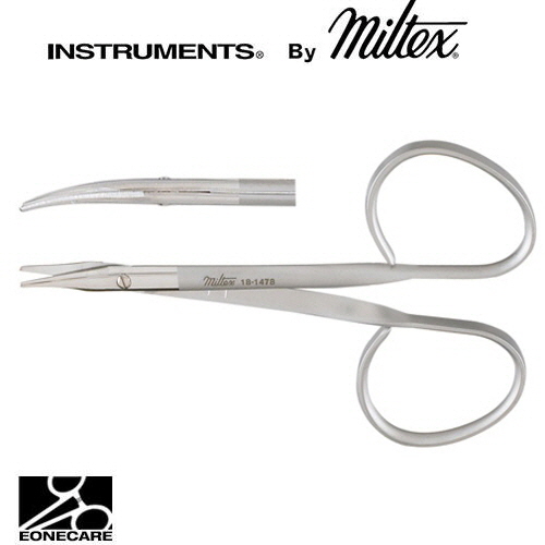 [Miltex]밀텍스 STEVENS Tenotomy Scissors #18-1478 3-3/4&quot;(9.5cm),curvedblunt tips,ribbon type