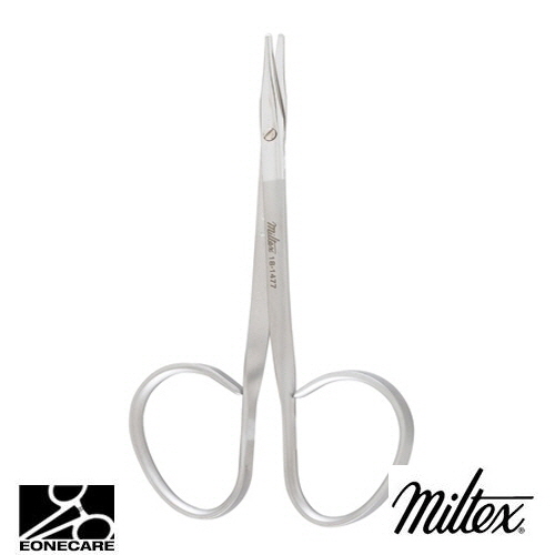 [Miltex]밀텍스 STEVENS Tenotomy Scissors #18-1477 3-3/4&quot;(9.5cm),straightblunt tips,ribbon type